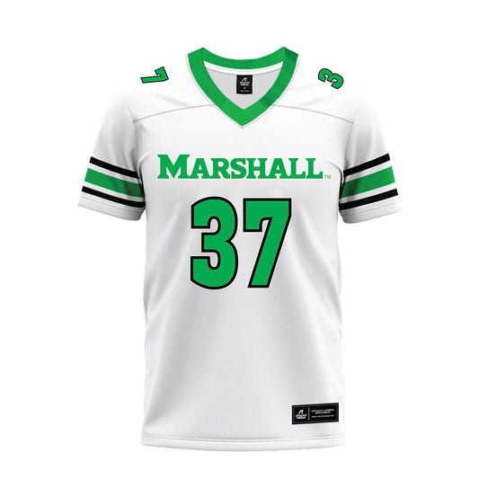 Marshall - NCAA Football : atley cowan - White Premium Football Jersey-0