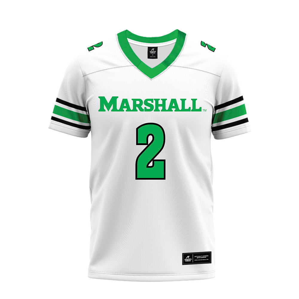 Marshall - NCAA Football : Adrian Norton - White Premium Football Jersey-0