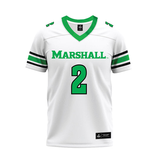 Marshall - NCAA Football : Adrian Norton - White Premium Football Jersey-0