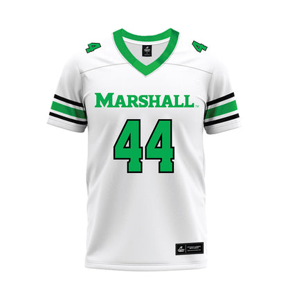 Marshall - NCAA Football : Kenyatta Hardge - White Premium Football Jersey-0