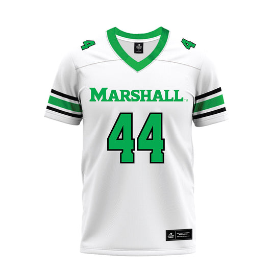 Marshall - NCAA Football : Kenyatta Hardge - White Premium Football Jersey-0