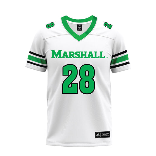Marshall - NCAA Football : Aumad Edwards - White Premium Football Jersey-0