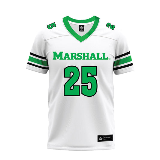 Marshall - NCAA Football : Andrew Hamad - White Premium Football Jersey-0