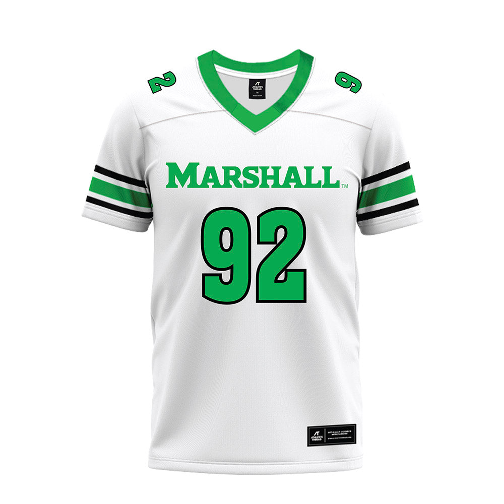 Marshall - NCAA Football : Cam Chmura - White Premium Football Jersey-0