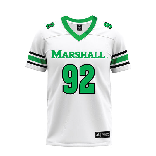 Marshall - NCAA Football : Cam Chmura - White Premium Football Jersey-0