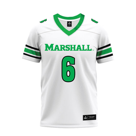 Marshall - NCAA Football : Jo'shon Barbie - White Premium Football Jersey-0