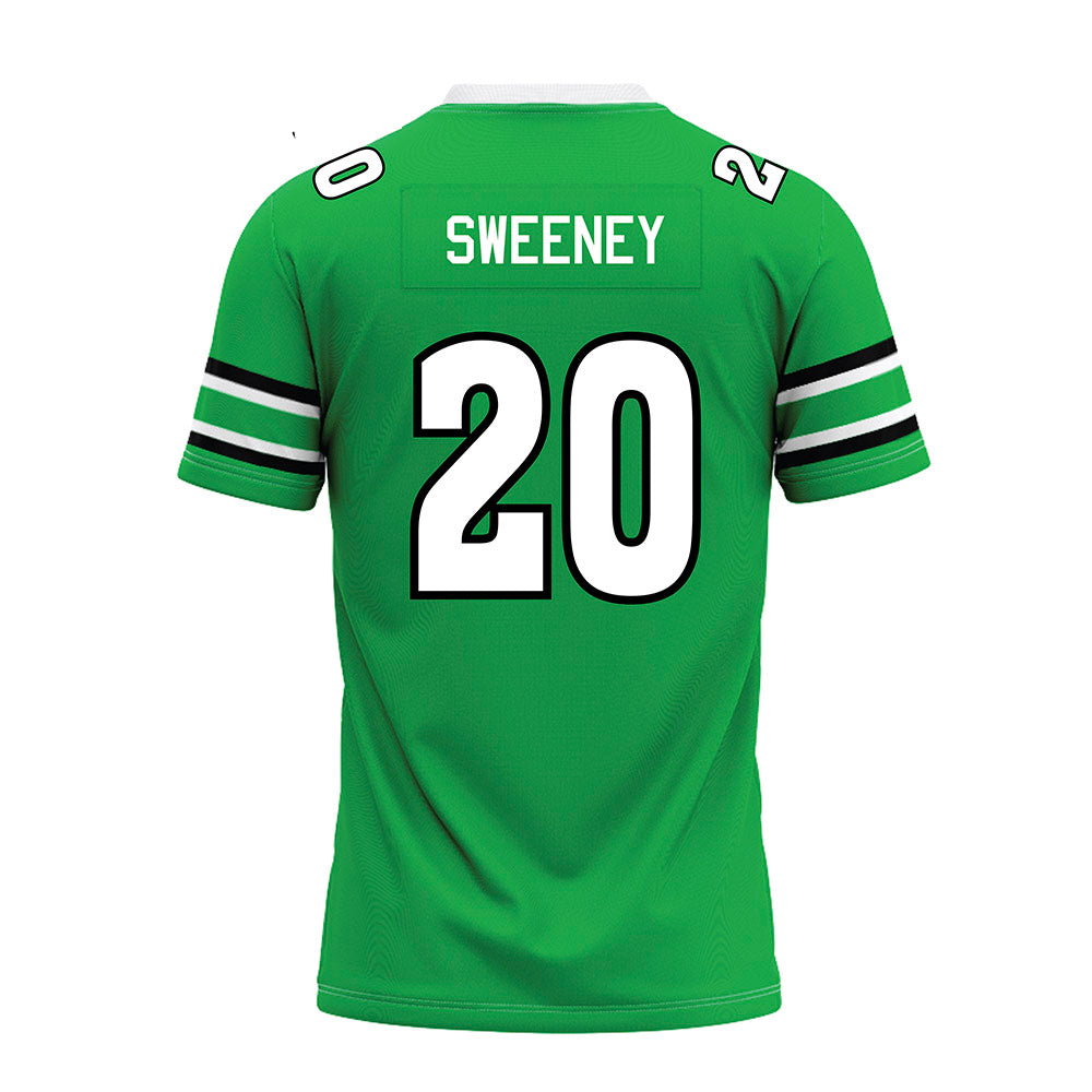 Marshall - NCAA Football : Owen Sweeney - Green Premium Football Jersey-1