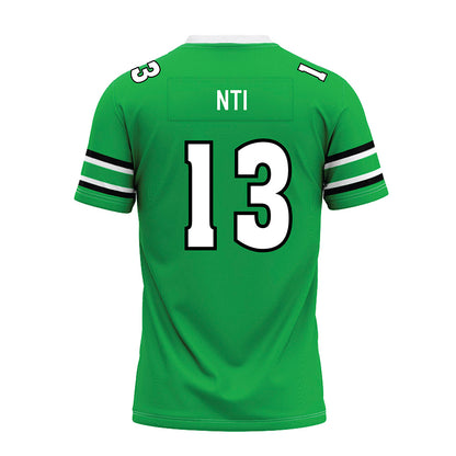 Marshall - NCAA Football : Camron Nti - Green Premium Football Jersey-1