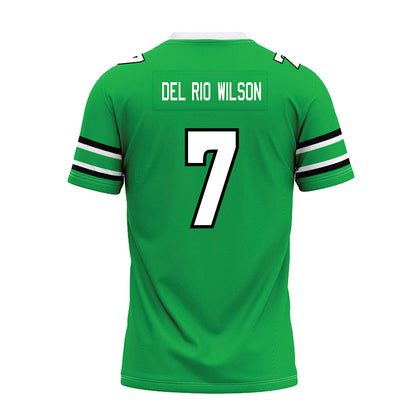 Marshall - NCAA Football : Carlos Del Rio-Wilson - Green Premium Football Jersey-1