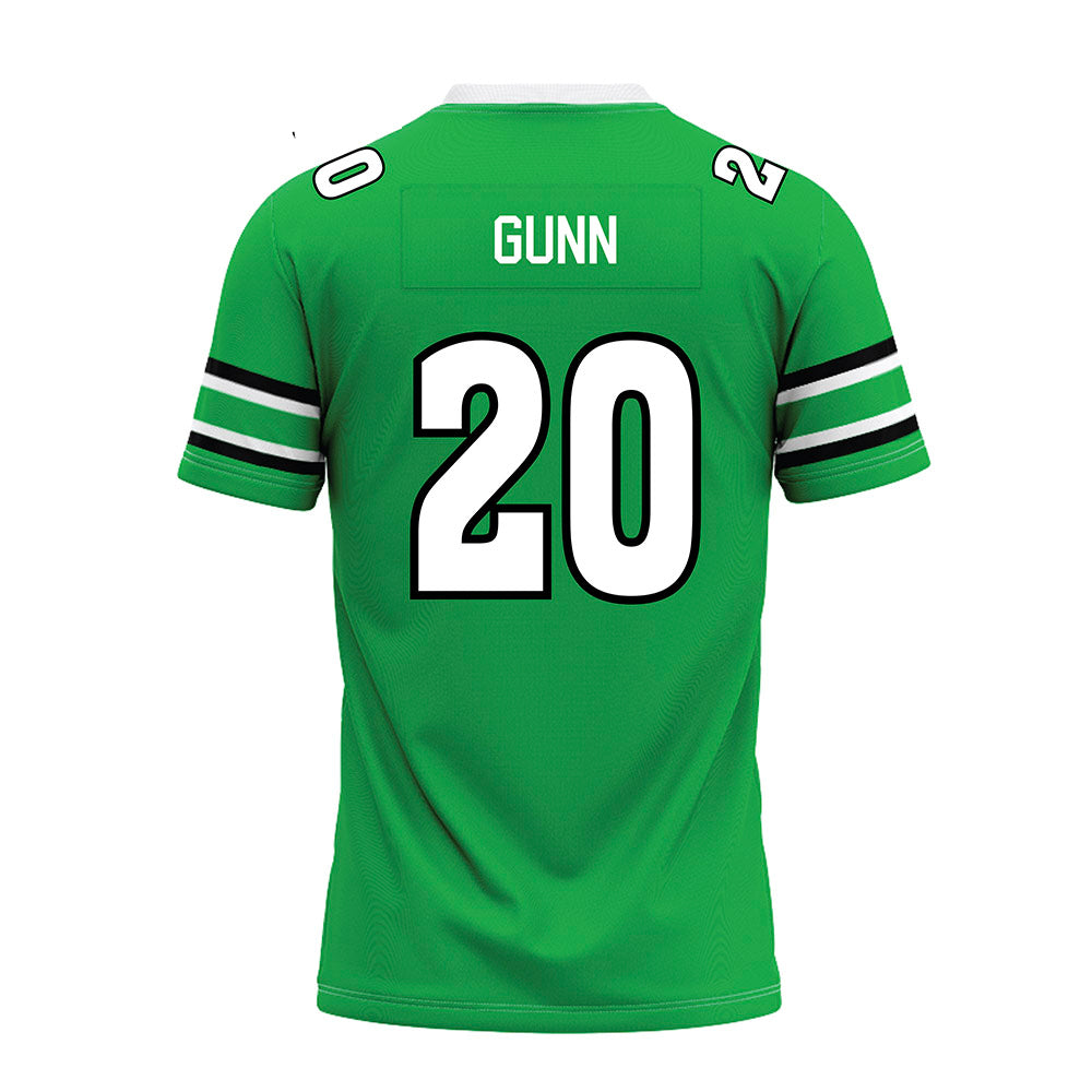Marshall - NCAA Football : Zeke Gunn - Green Premium Football Jersey-1