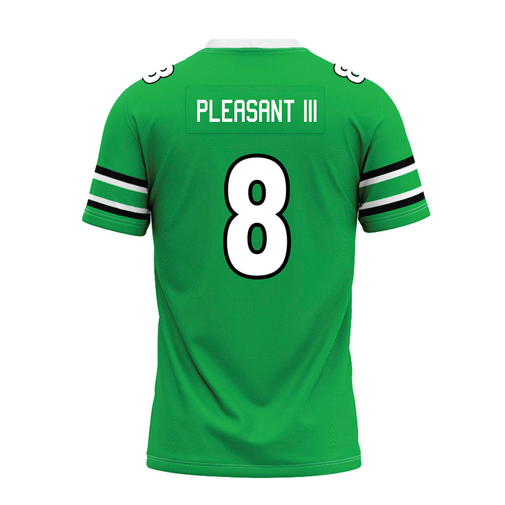 Marshall - NCAA Football : Eddie Pleasant III - Green Premium Football Jersey-1