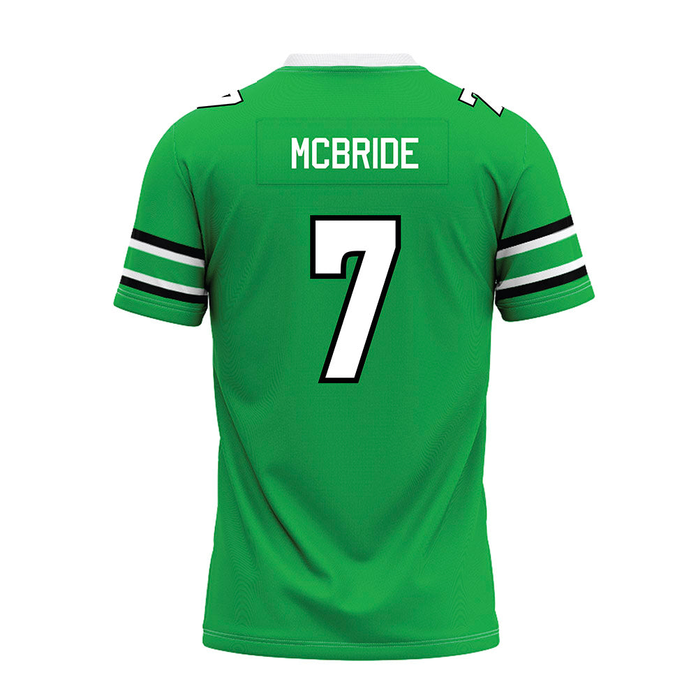 Marshall - NCAA Football : Kelvon McBride - Green Premium Football Jersey-1