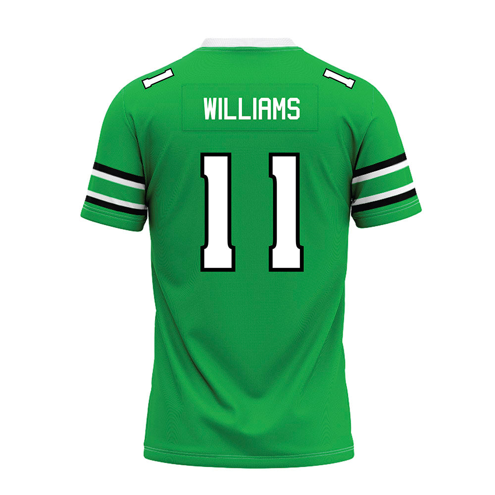 Marshall - NCAA Football : Drew Williams - Green Premium Football Jersey-1