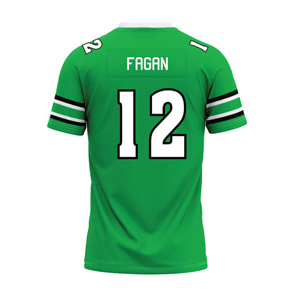Marshall - NCAA Football : Koi Fagan - Green Premium Football Jersey-1