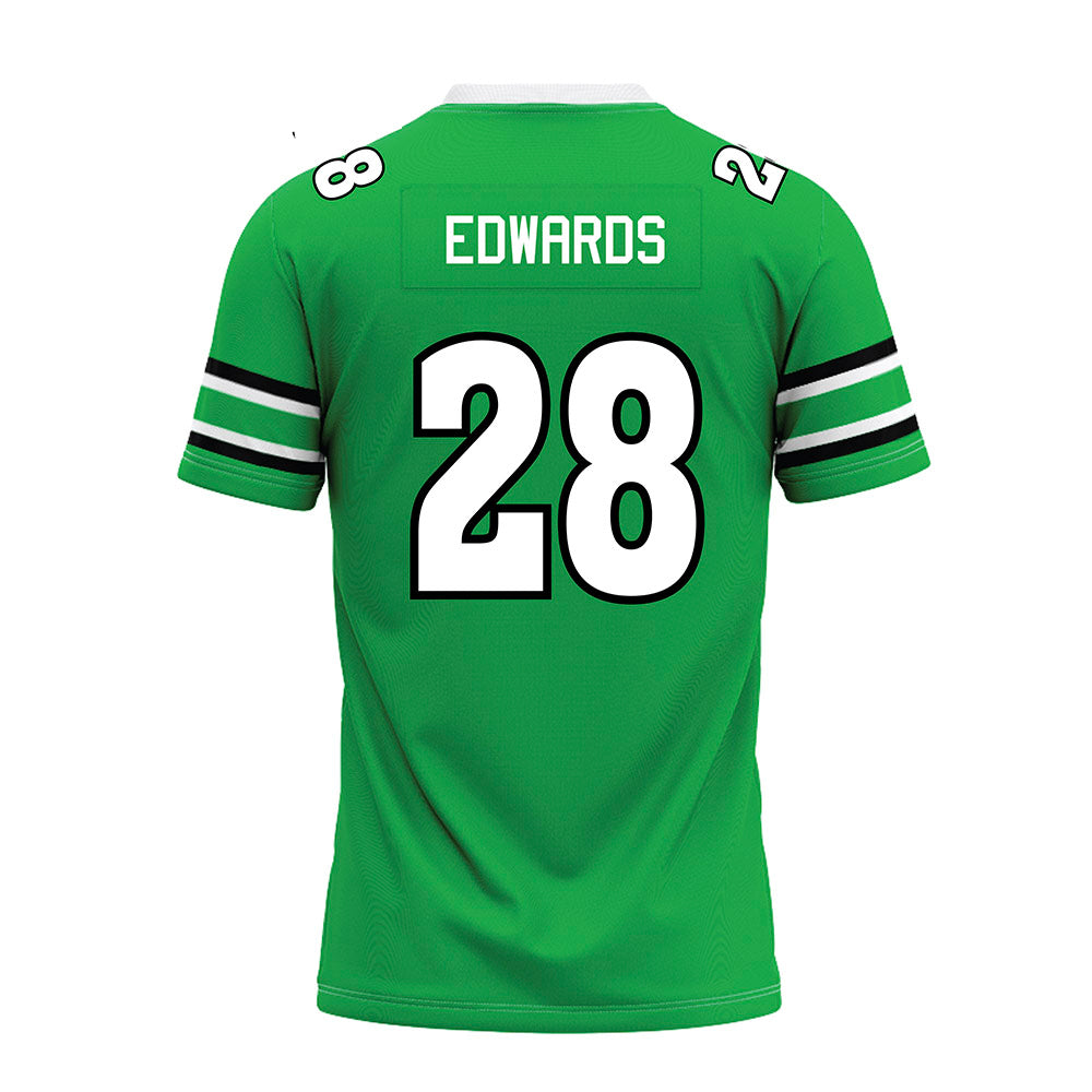 Marshall - NCAA Football : Aumad Edwards - Green Premium Football Jersey-1