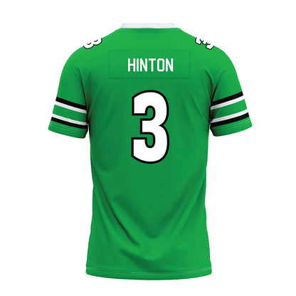 Marshall - NCAA Football : Terrente Hinton - Green Premium Football Jersey-1