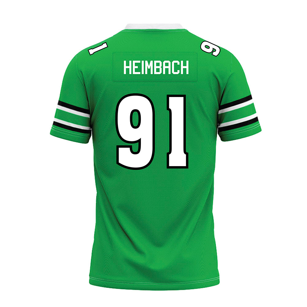 Marshall - NCAA Football : Cooper Heimbach - Green Premium Football Jersey-1