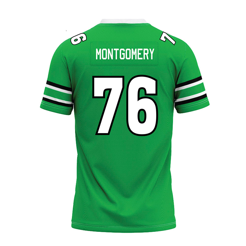 Marshall - NCAA Football : Tariq Montgomery - Green Premium Football Jersey-1