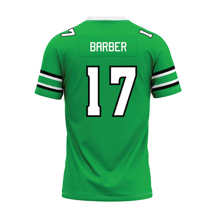 Marshall - NCAA Football : Dylan Barber - Green Premium Football Jersey-1
