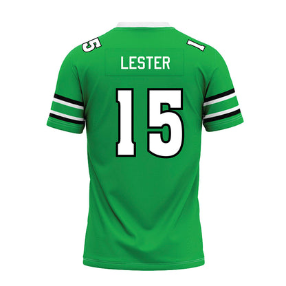 Marshall - NCAA Football : Tristan Lester - Green Premium Football Jersey-1