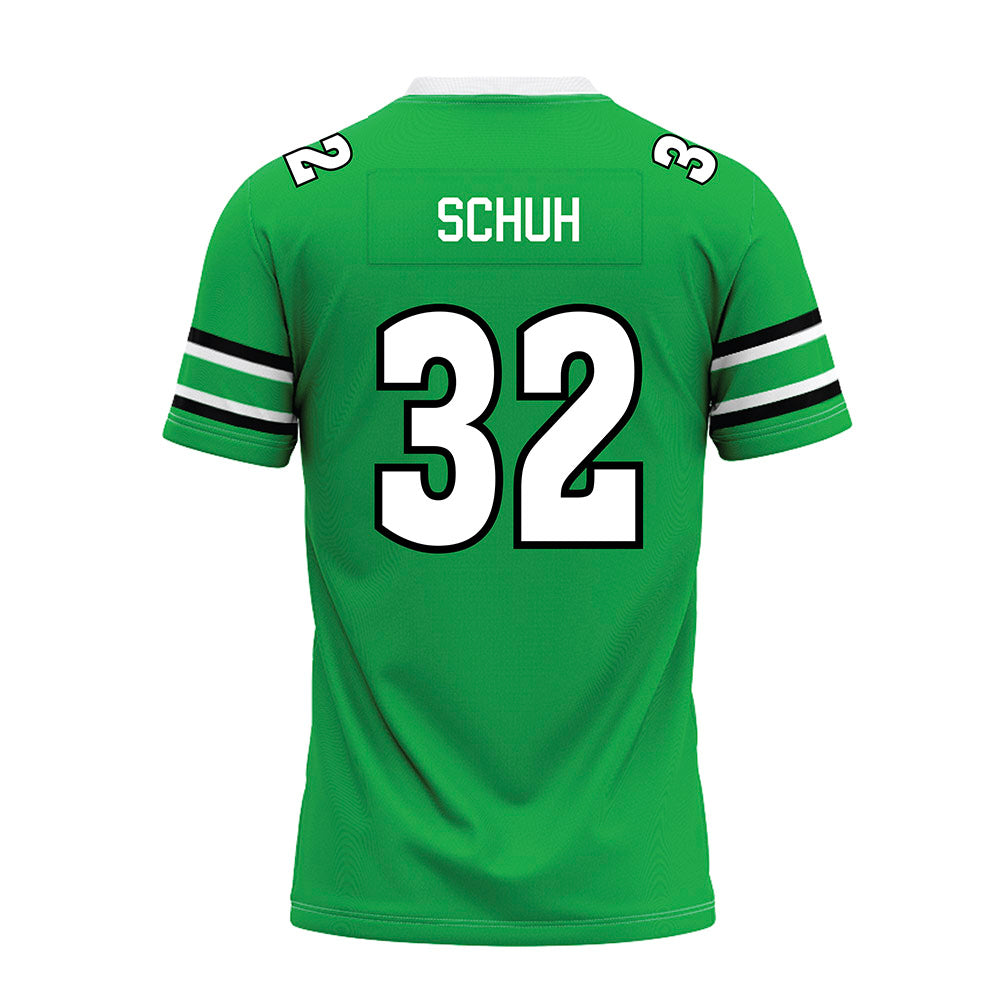 Marshall - NCAA Football : Peter Schuh - Green Premium Football Jersey-1