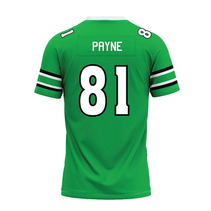 Marshall - NCAA Football : Toby Payne - Green Premium Football Jersey-1