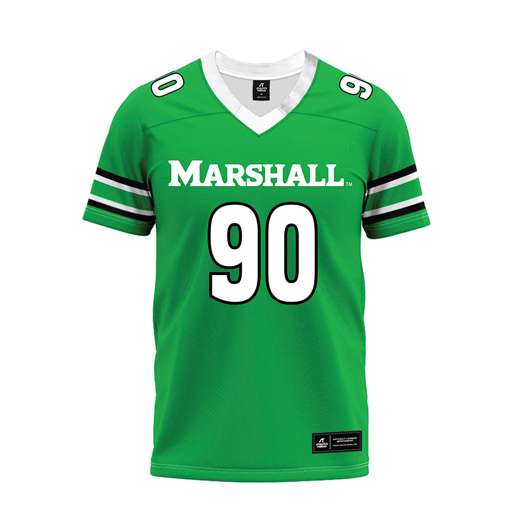 Marshall - NCAA Football : Samuel Guiden Krebs - Green Premium Football Jersey-0