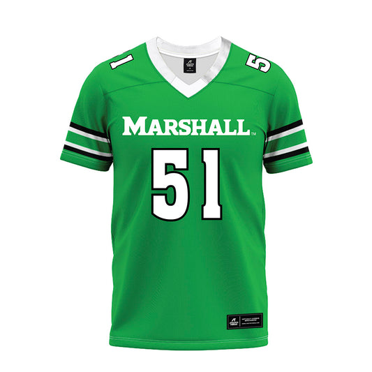 Marshall - NCAA Football : Jaxson Cunningham - Green Premium Football Jersey-0