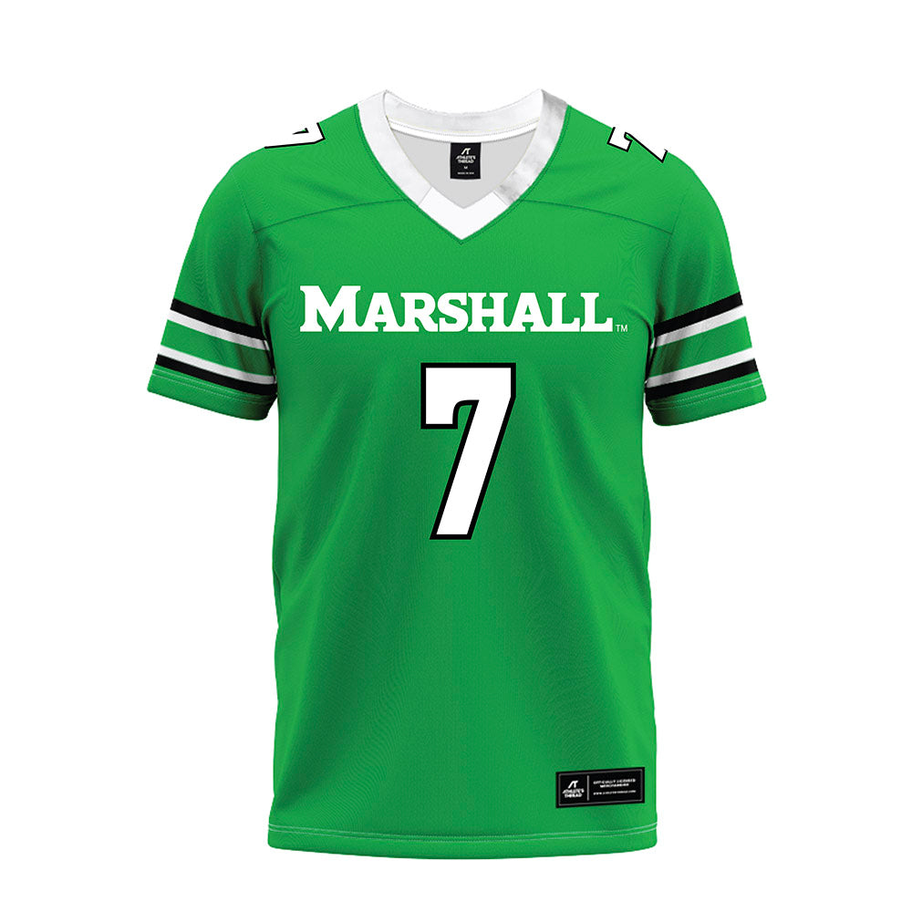 Marshall - NCAA Football : Carlos Del Rio-Wilson - Green Premium Football Jersey-0