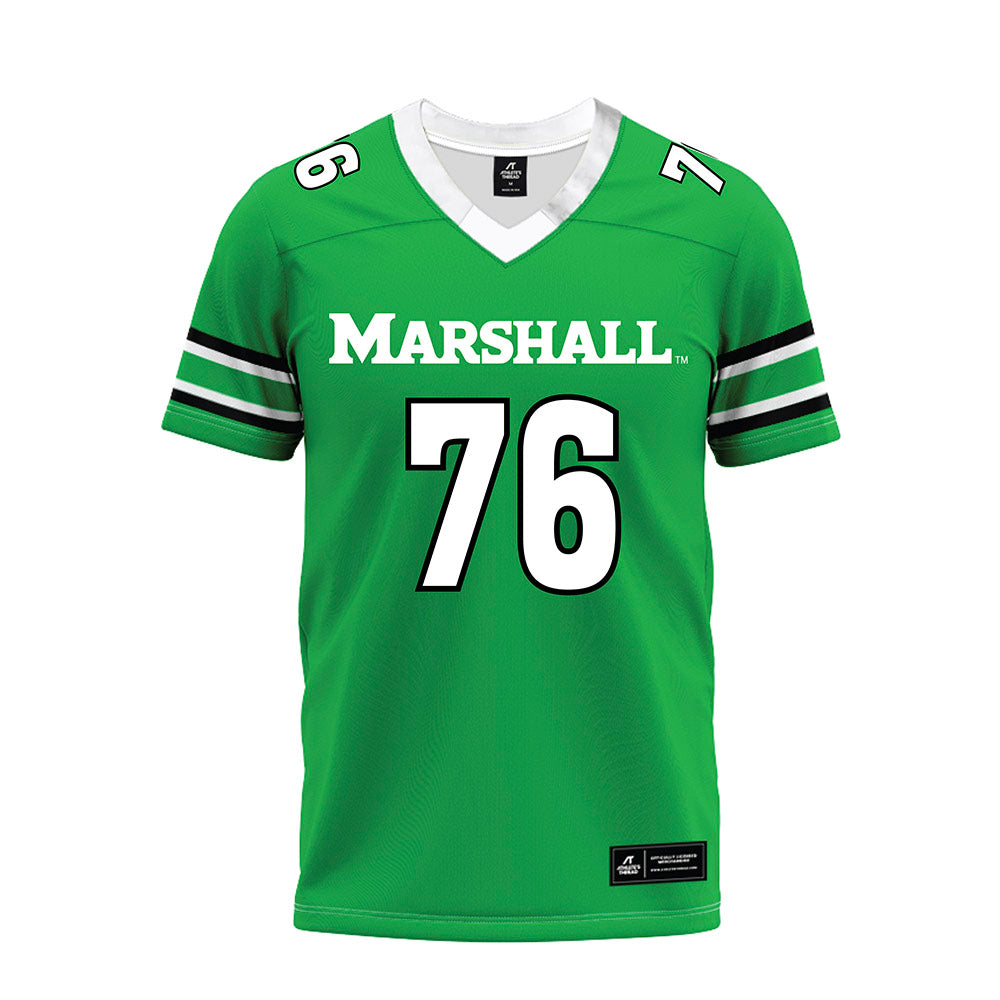 Marshall - NCAA Football : Tariq Montgomery - Green Premium Football Jersey-0