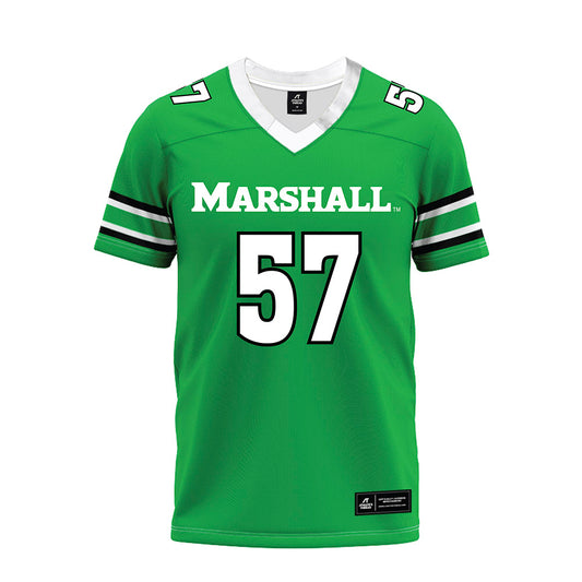 Marshall - NCAA Football : Logan Greer - Green Premium Football Jersey-0