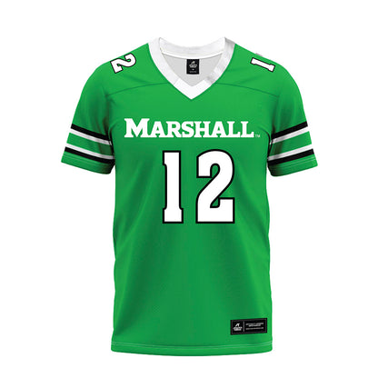 Marshall - NCAA Football : Koi Fagan - Green Premium Football Jersey-0