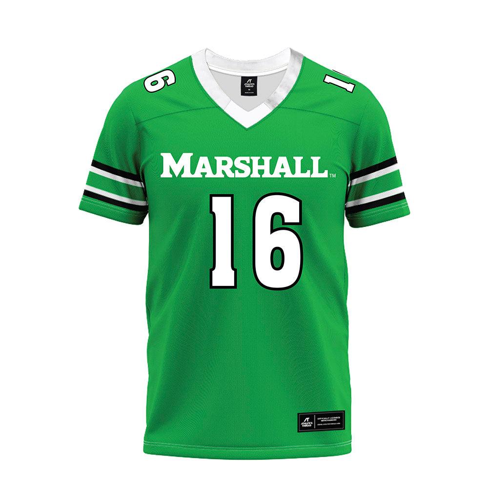 Marshall - NCAA Football : Kendell Anderson - Green Premium Football Jersey-0