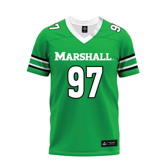 Marshall - NCAA Football : Nathaniel-Julien Blanc - Green Premium Football Jersey-0