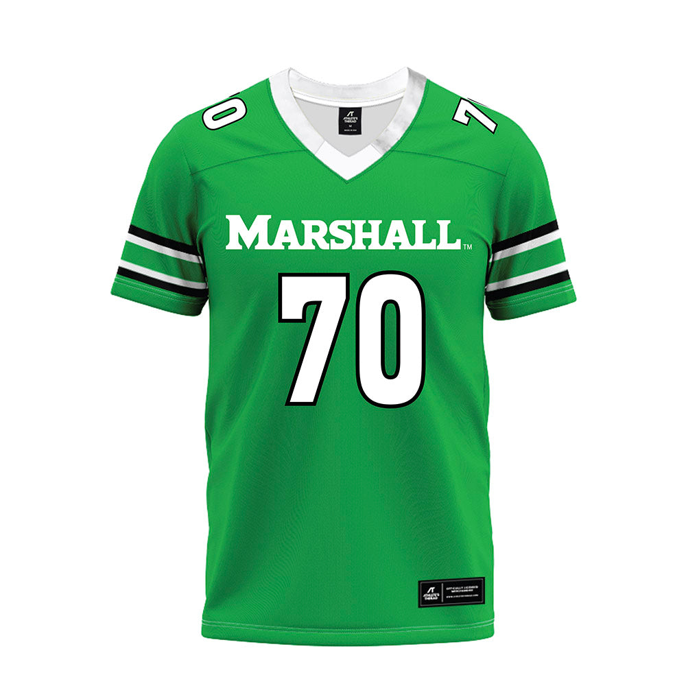 Marshall - NCAA Football : Jalen Slappy - Green Premium Football Jersey-0