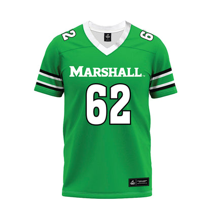 Marshall - NCAA Football : Marwan Diab - Green Premium Football Jersey-0