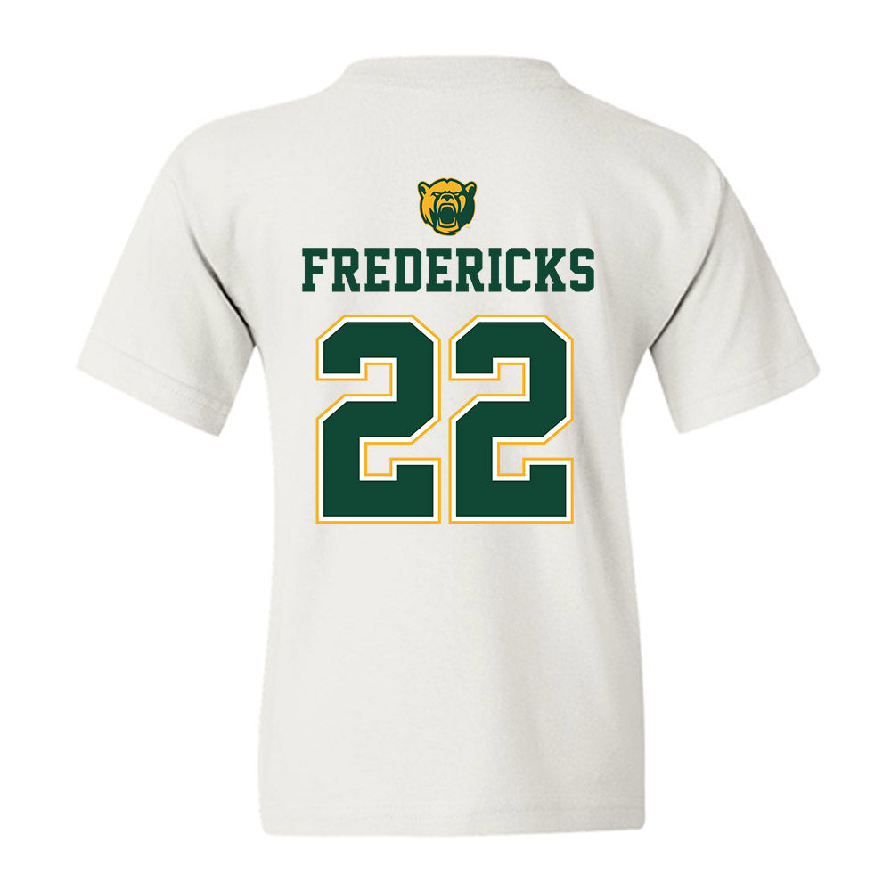Baylor - NCAA Acrobatics & Tumbling : Leah Fredericks - National Champions Shersey Youth T-Shirt-1