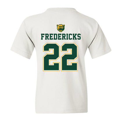 Baylor - NCAA Acrobatics & Tumbling : Leah Fredericks - National Champions Shersey Youth T-Shirt-1