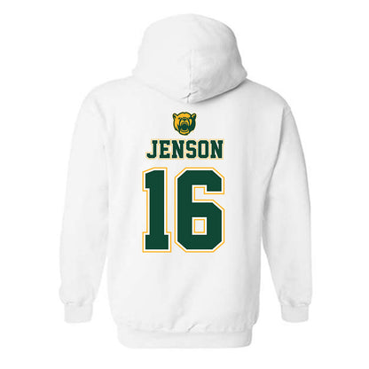 Baylor - NCAA Acrobatics & Tumbling : Maddy Jenson - National Champions Shersey Hooded Sweatshirt-1