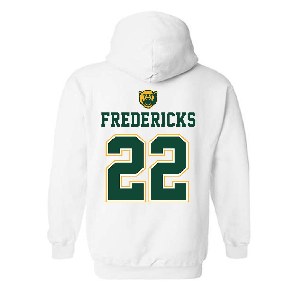 Baylor - NCAA Acrobatics & Tumbling : Leah Fredericks - National Champions Shersey Hooded Sweatshirt-1