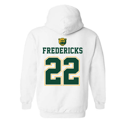 Baylor - NCAA Acrobatics & Tumbling : Leah Fredericks - National Champions Shersey Hooded Sweatshirt-1