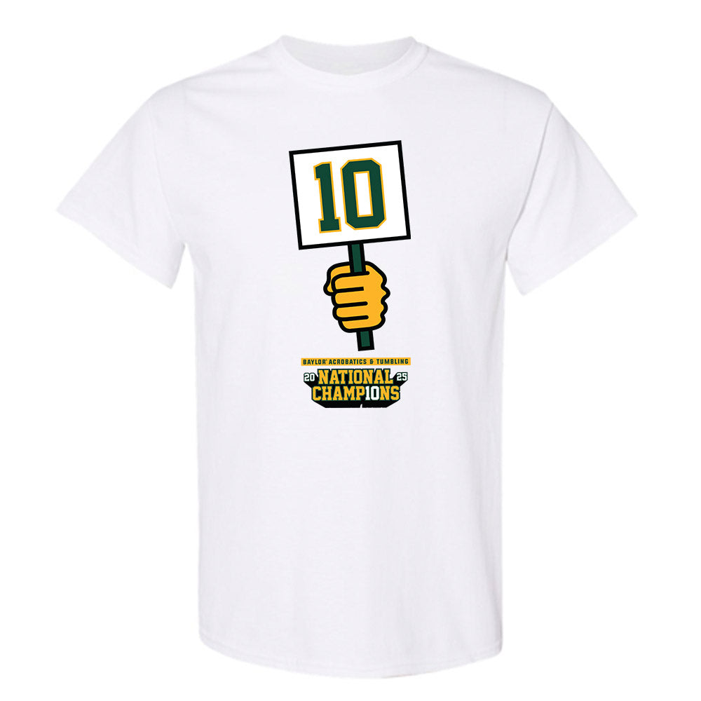 Baylor - NCAA Acrobatics & Tumbling : Sofia Criado - National Champions Shersey T-Shirt-0