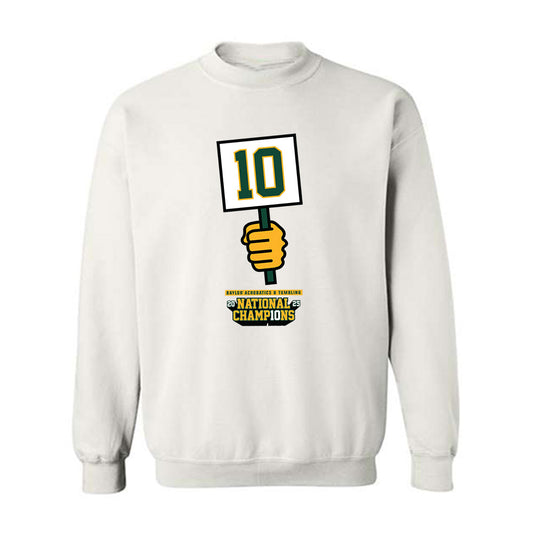 Baylor - NCAA Acrobatics & Tumbling : Sofia Criado - National Champions Shersey Crewneck Sweatshirt-0