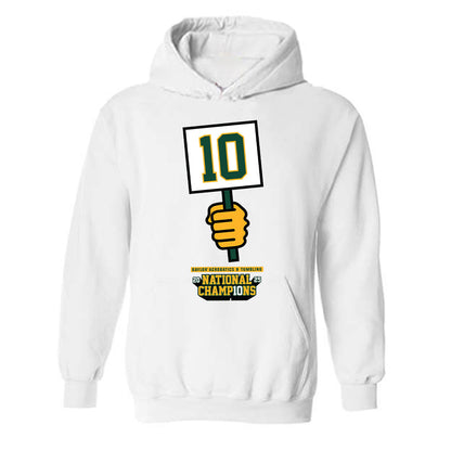 Baylor - NCAA Acrobatics & Tumbling : Gabriella Kaminski - National Champions Shersey Hooded Sweatshirt-0