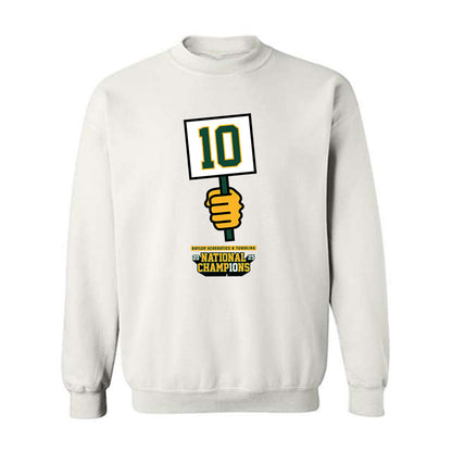 Baylor - NCAA Acrobatics & Tumbling : Lexi Lannon - National Champions Shersey Crewneck Sweatshirt-0