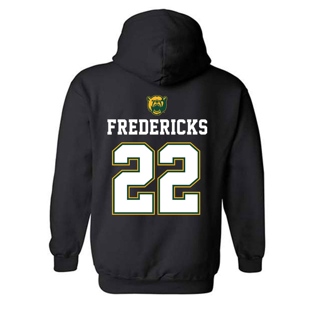 Baylor - NCAA Acrobatics & Tumbling : Leah Fredericks - National Champions Shersey Hooded Sweatshirt-1