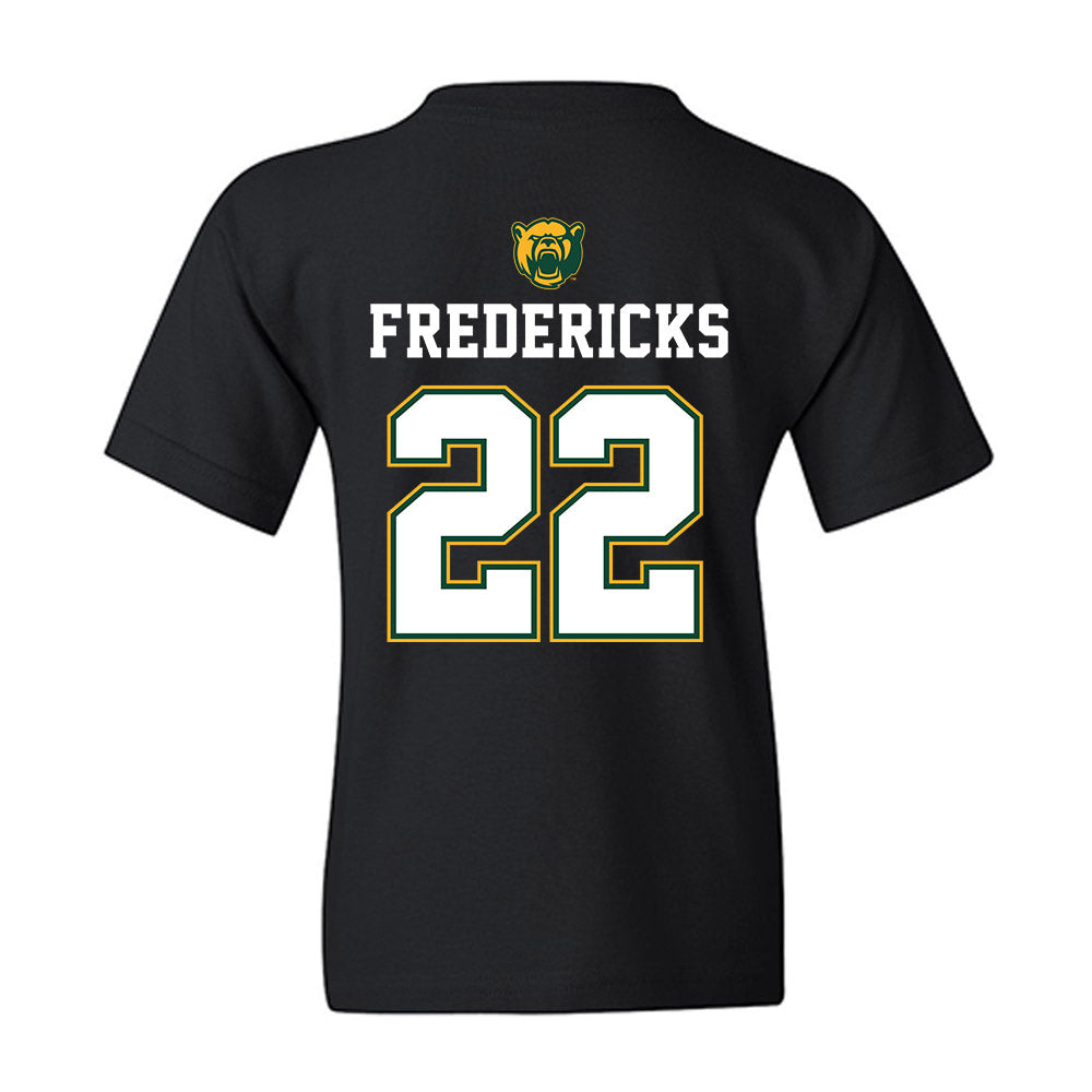 Baylor - NCAA Acrobatics & Tumbling : Leah Fredericks - National Champions Shersey Youth T-Shirt-1