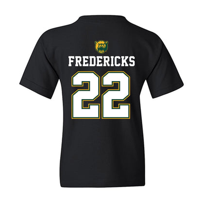 Baylor - NCAA Acrobatics & Tumbling : Leah Fredericks - National Champions Shersey Youth T-Shirt-1