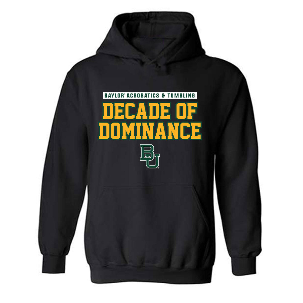 Baylor - NCAA Acrobatics & Tumbling : Kelsey Robinson - National Champions Shersey Hooded Sweatshirt-0