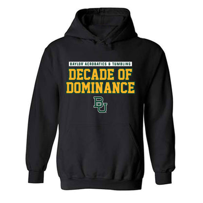Baylor - NCAA Acrobatics & Tumbling : Kelsey Robinson - National Champions Shersey Hooded Sweatshirt-0